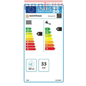 Газовый котел warmhaus Enerwa 33kw вид изнутри