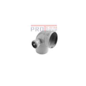 Cot PP Ø110x90° cu trecere la Ø50