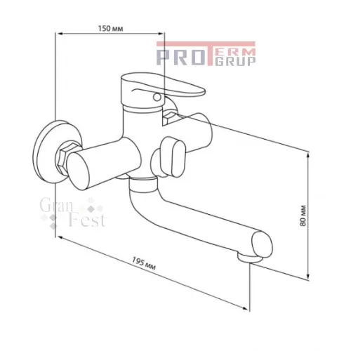 Baterie cada GF(NKS)/S-01-005BN dimensiuni