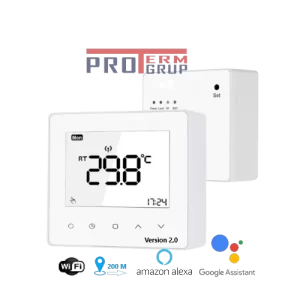 Termostat WIFi TP_608 alb