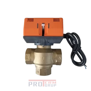 Vana cu 3 cai cu servomotor 1"FF TP40325B
