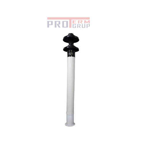 Дымоход вертикальный 60/100 Дымоход вертикальный 60/100 классик с фланцем