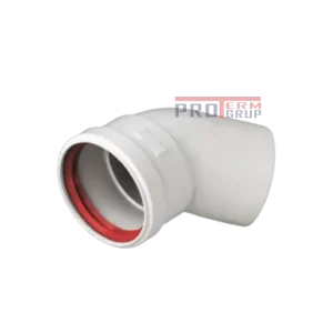 Cot cos de fum 45° Ø80