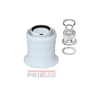 Adaptor cos de fum condens cu flansa