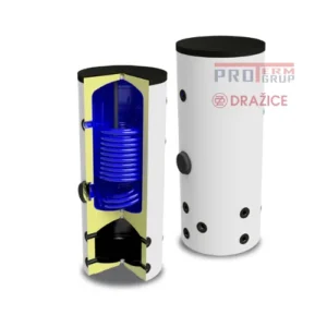 Boiler Drazice cu o serpantina si si vas de acumulare