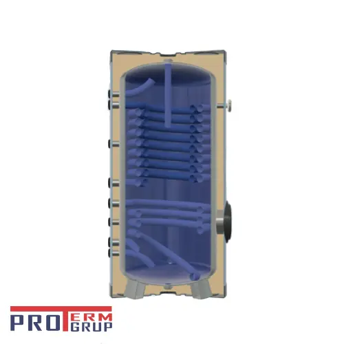 Boiler cu 2 serpentine pentru pompa de caldura apamet
